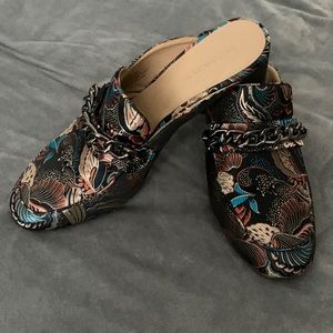 Enzo Angiolini Pattern Mule with Heel
